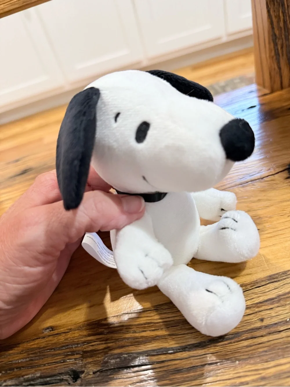 Hallmark Peanuts Snoopy Plush Dog, Small 6-14 in, White/Black, 2023